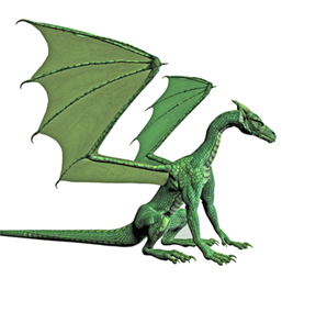 Emerald Dragon_sitting